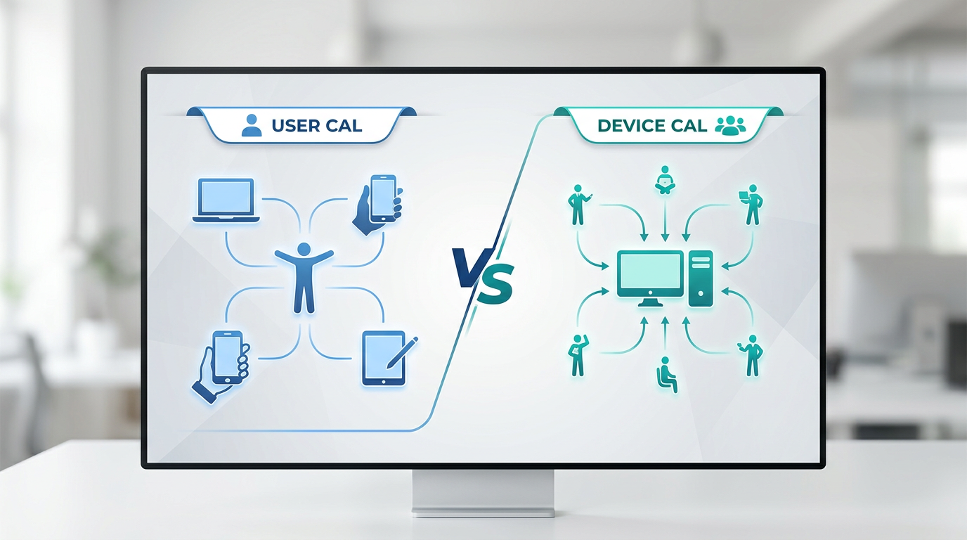User CAL در برابر Device CAL: کدام لایسنس برای سرور شما مناسبتر است؟ — انتخاب بین User CAL و Device CAL یکی از تصمیمات کلیدی در مدیریت زیرساخت مایکروسافت است. این مقاله با مقایسه عمیق دو مدل لایسنسینگ، به شما کم