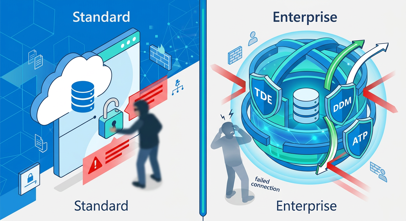 اشتباه ۳: چشم‌پوشی از قابلیت‌های امنیتی پیشرفته و حیاتی در نسخه Enterprise
