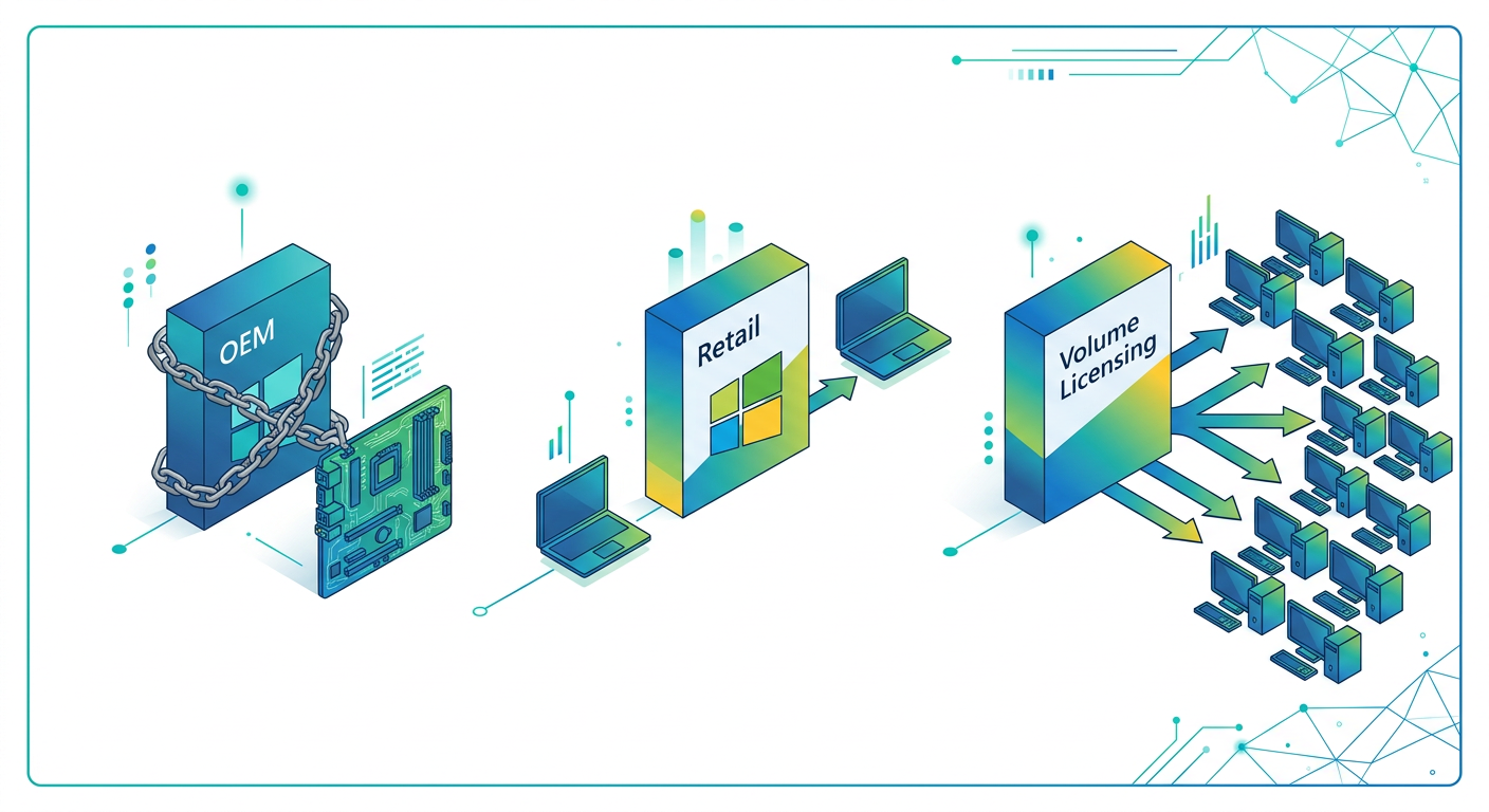 🪟 The Essentials: A Deep Dive into OEM, Retail, and Volume Licensing